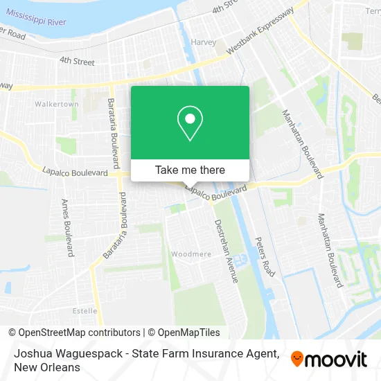 Joshua Waguespack - State Farm Insurance Agent map