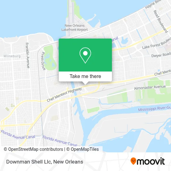 Downman Shell Llc map