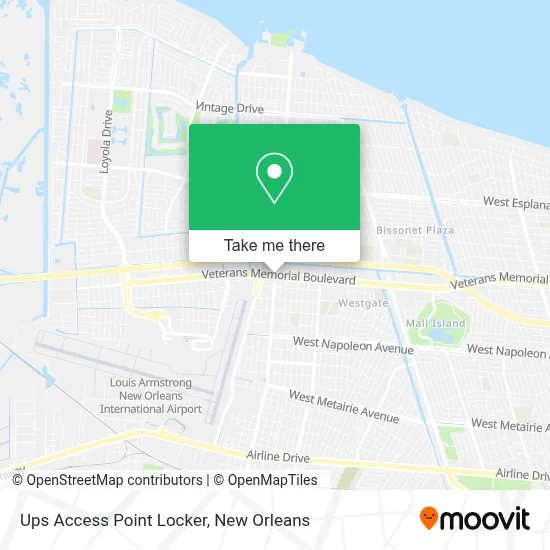 Ups Access Point Locker map