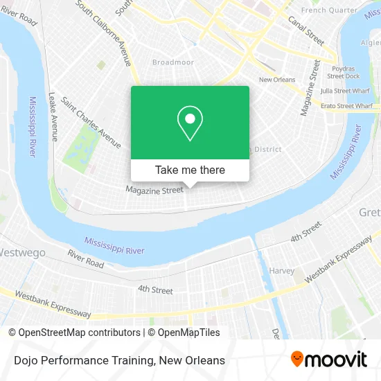 Dojo Performance Training map