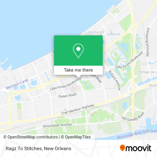 Ragz To Stitches map