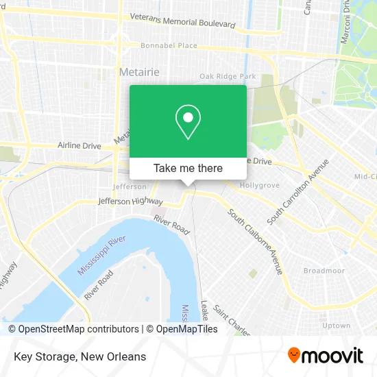 Key Storage map