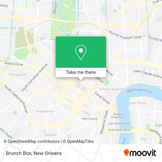 Brunch Box map