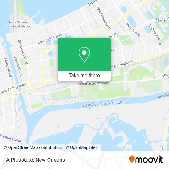 A Plus Auto map