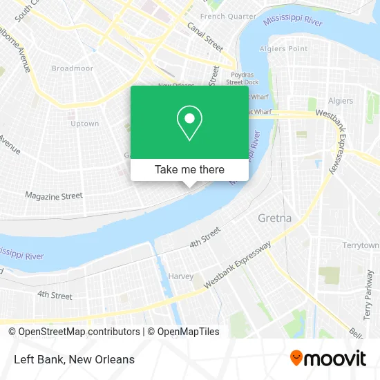 Left Bank map