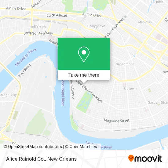 Alice Rainold Co. map