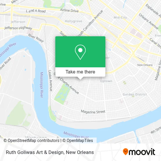 Ruth Goliwas Art & Design map