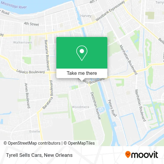 Tyrell Sells Cars map