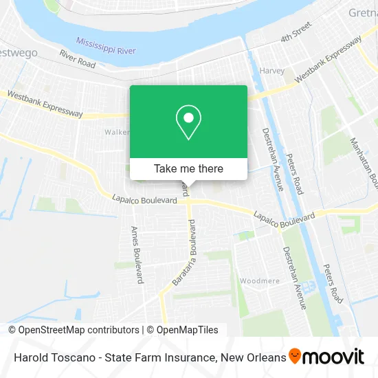 Harold Toscano - State Farm Insurance map
