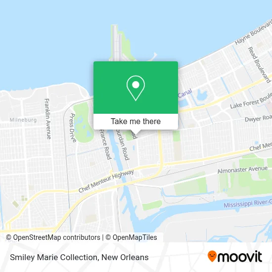 Smiley Marie Collection map