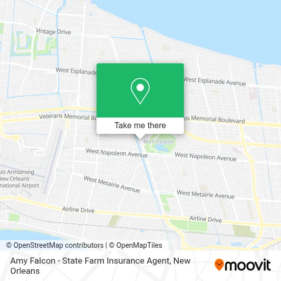 Amy Falcon - State Farm Insurance Agent map