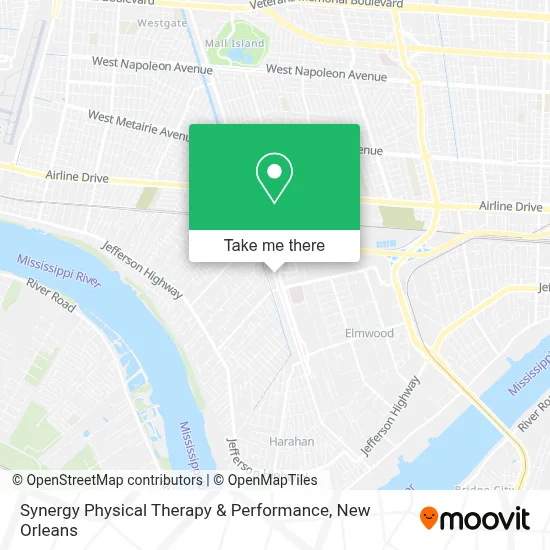 Synergy Physical Therapy & Performance map