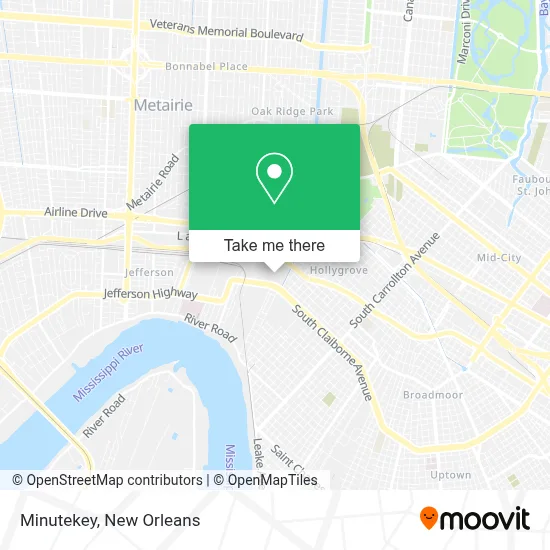 Minutekey map