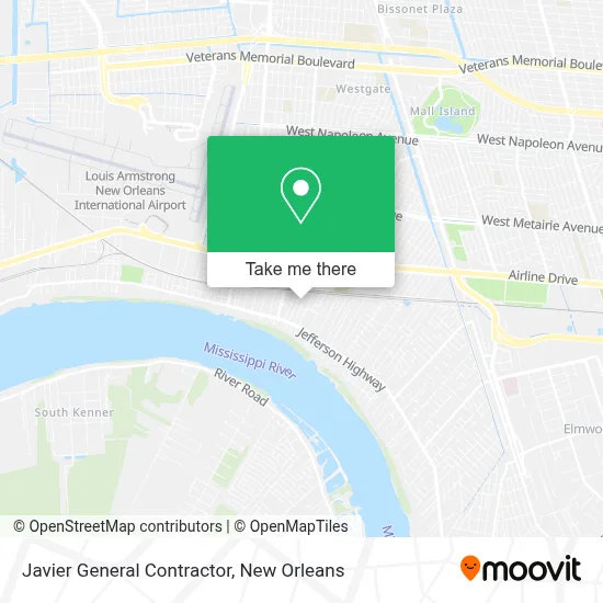 Javier General Contractor map