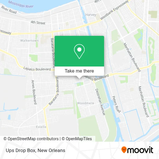 Ups Drop Box map