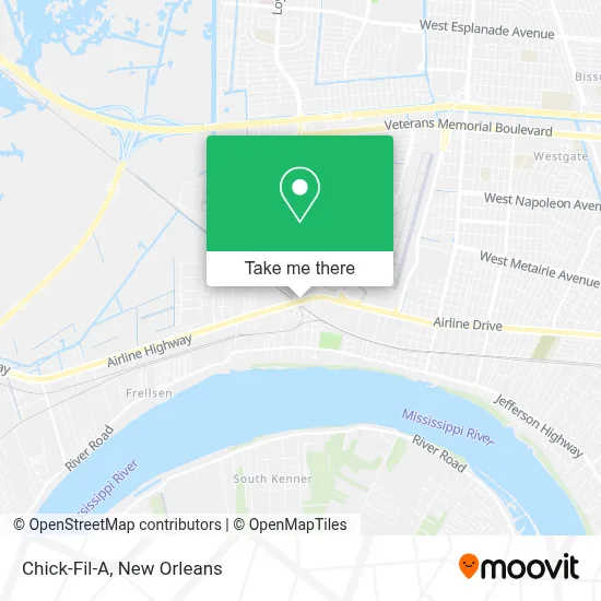 Chick-Fil-A map