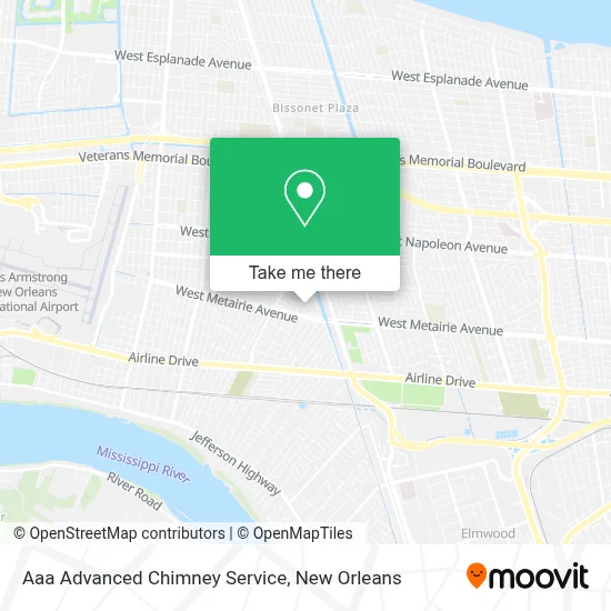 Aaa Advanced Chimney Service map