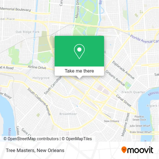 Tree Masters map