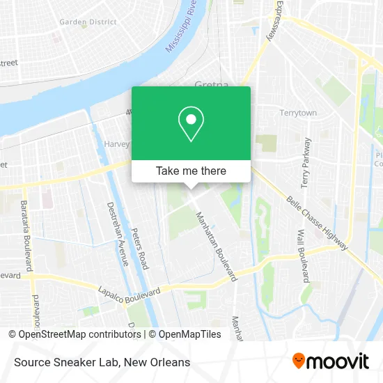 Source Sneaker Lab map