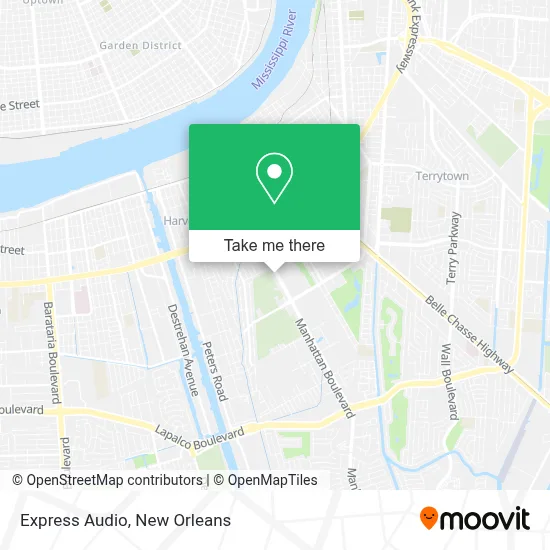 Express Audio map