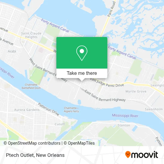 Ptech Outlet map