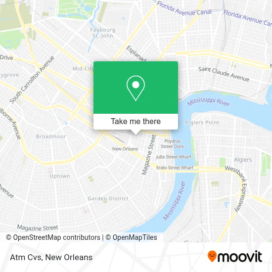 Atm Cvs map