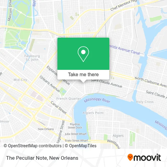 The Peculiar Note map