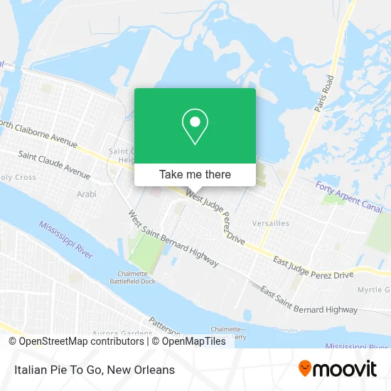 Italian Pie To Go map