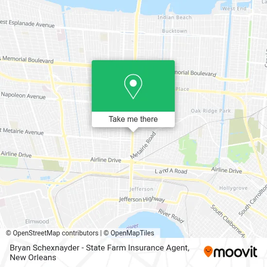 Bryan Schexnayder - State Farm Insurance Agent map