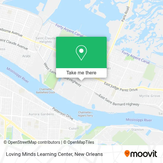 Loving Minds Learning Center map