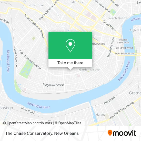 The Chase Conservatory map