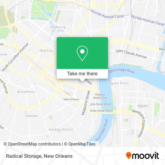 Radical Storage map