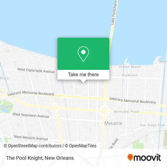 The Pool Knight map