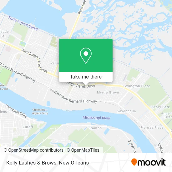 Kelly Lashes & Brows map