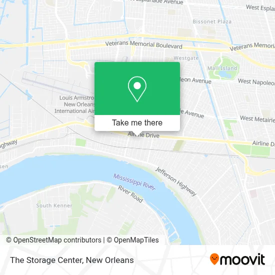 The Storage Center map