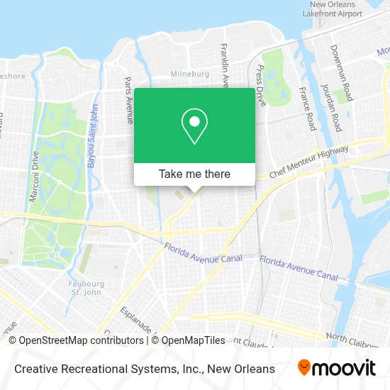 Creative Recreational Systems, Inc. map