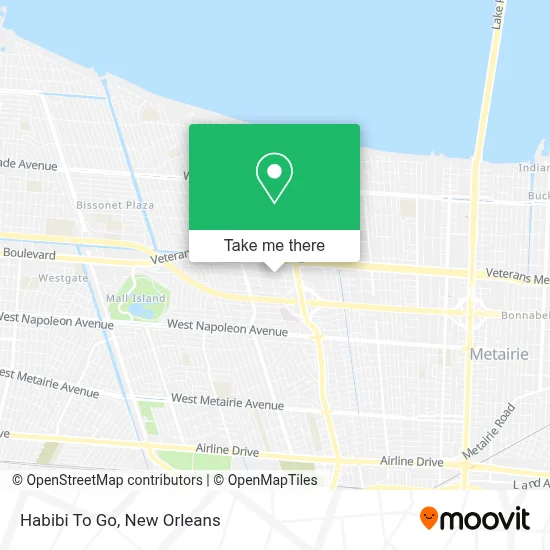 Habibi To Go map
