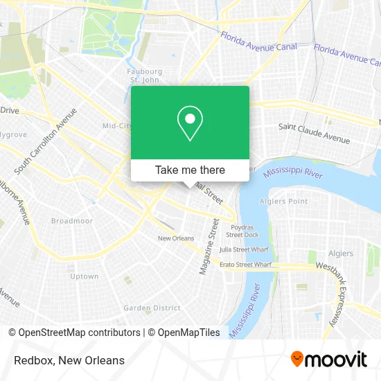 Redbox map