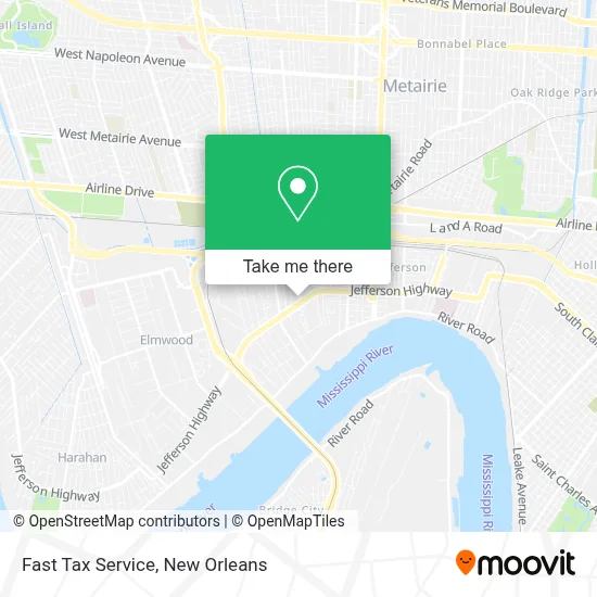 Fast Tax Service map