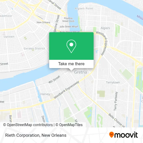 Rieth Corporation map