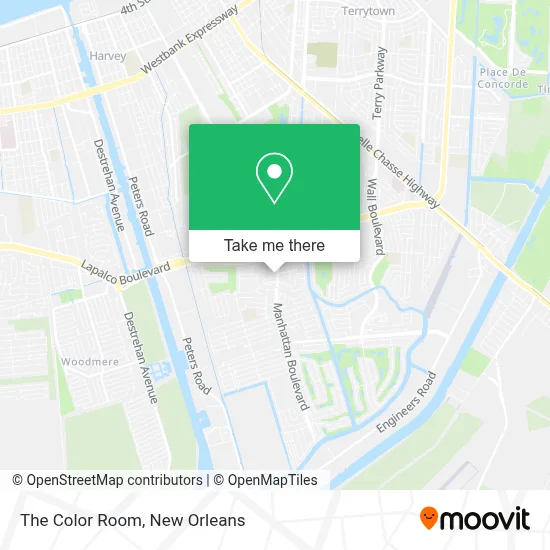 The Color Room map