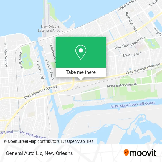 General Auto Llc map