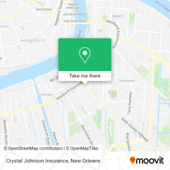 Crystal Johnson Insurance map