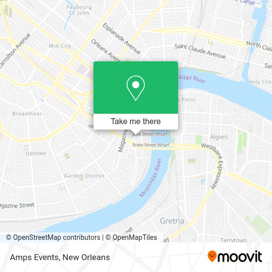 Amps Events map