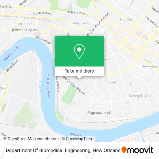 Department Of Biomedical Engineering map