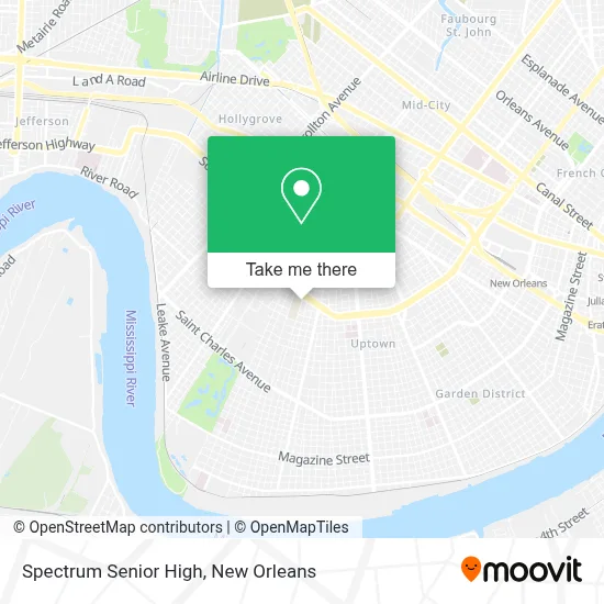 Spectrum Senior High map