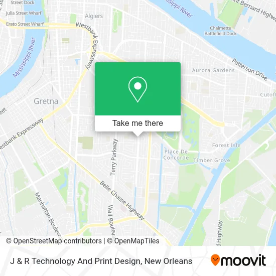 J & R Technology And Print Design map
