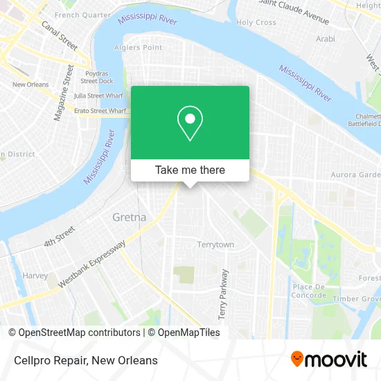 Cellpro Repair map