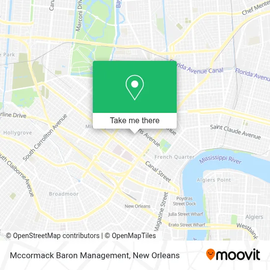 Mccormack Baron Management map