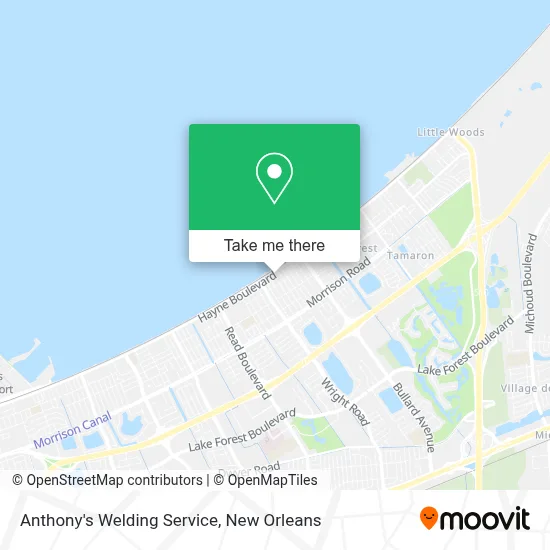 Anthony's Welding Service map